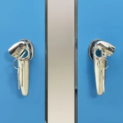 vidaXL Skjul till två sopkärl 138x77,5x112,5 cm rostfritt stål - Ställningar till sopkärl