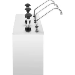 vidaXL såsdispenser i rostfritt stål 3 x 3,5 L