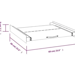 vidaXL Staplingskit för tvättmaskin med utdragbar hylla - Tvättmaskin & torktumlare