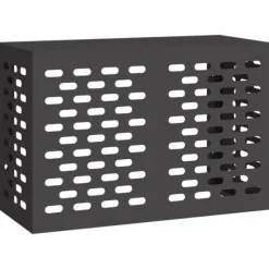 vidaXL Svart Metall 90 x 40 x 60 cm Airconditioner Täckning