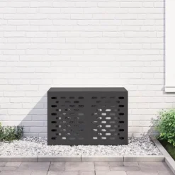 vidaXL Svart Metall 90 x 40 x 60 cm Airconditioner Täckning