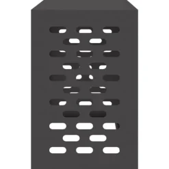 vidaXL Svart Metall 90 x 40 x 60 cm Airconditioner Täckning