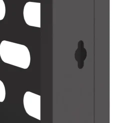 vidaXL Svart Metall 90 x 40 x 60 cm Airconditioner Täckning