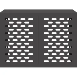 vidaXL Svart Stål 100 x 50 x 70 cm Hållbar Klimatanläggningstäckning