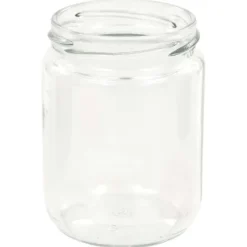 vidaXL Syltburkar i glas med vita och röda lock 96 st 230 ml - Honungsburkar