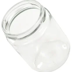 vidaXL Syltburkar i glas med vita och röda lock 96 st 230 ml - Honungsburkar