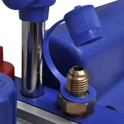 vidaXL Vakuumpump 1-stegs med 2-vägs grenrörsmätare