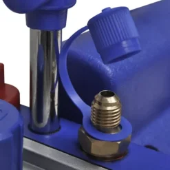 vidaXL Vakuumpump 1-stegs med 2-vägs grenrörsmätare - Tillbehör till luftkonditionering