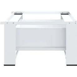 vidaXL vaskemaskinepiedestal med skuffe hvid