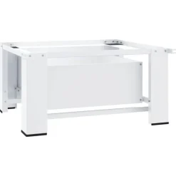 vidaXL vaskemaskinepiedestal med skuffe hvid