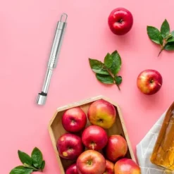 Vide pomme i rostfritt stål Fackelmann Ovala