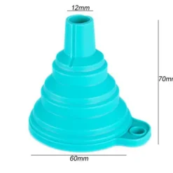 Vikbar kökssilikontratt för flytande överföring av vattenflaskor - livsmedelskvalitet, slumpmässig färg