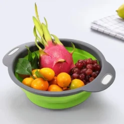 Vikbar silikon av silikon - grön och grå