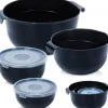 Vilde Mixing Bowls Mixing Beater with Lids VILDE Kitchen Bowls 6 el.