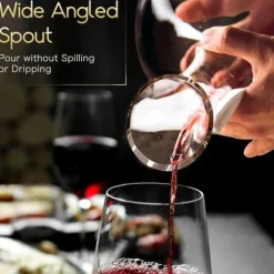 Vin karaff NUTRIUPS 1.8L i handblåst glas - Luftare och dekanterare