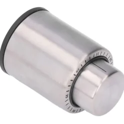 Vinflaska Vakuumproppar Försegling Återanvändbar Preserver Läcksäker Press Typ Korkar Silver