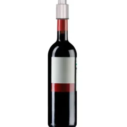 Vinflaska Vakuumproppar Försegling Återanvändbar Preserver Läcksäker Press Typ Korkar Silver