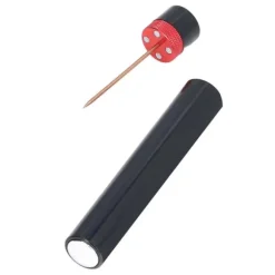 Vinflasköppnare Nåltyp Läppstiftsform Bärbar lufttrycksflasköppnare för hemrestaurang Röd