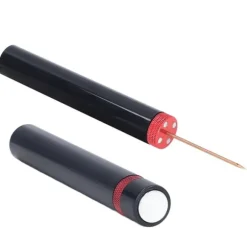 Vinflasköppnare Nåltyp Läppstiftsform Bärbar lufttrycksflasköppnare för hemrestaurang Röd