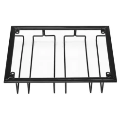 Vinglashängare med 4 rader i pulverlackerat järn, plats för flera glas