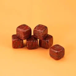 Vinkylare, 5 delar-set Champagne Ice Stones Whiskey Cooling Granit Stones Whisky - Vit Marmor Typ