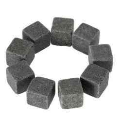 Vinkylare - Stenar - Typ 9 stycken - 100% naturliga - Rostfritt stål - Svart