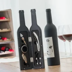 Vinlåda Flaska InnovaGoods 5 Delar
