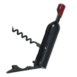 Vinöppnare Svart Multifunktionell Magnetdesign Bärbar Vinöppnare i Rostfritt Stål