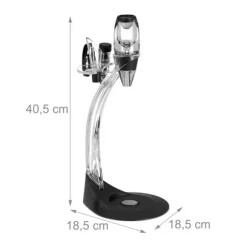 Vinsluftsättarset, 40,5x18,5x18,5 cm, Svart