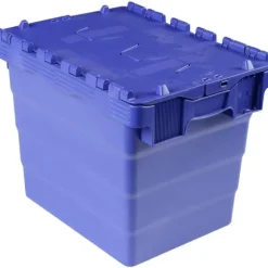 VISO DSW 4332 Låda med fällbart lock (B x H x D) 400 x 320 x 300 mm Blå 1 st