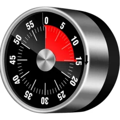 Visuell kökstimer med magnet i rostfritt stål