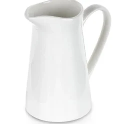 Vit mjölkkanna i porslin 200 ml