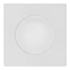 Vit skjutreglage DOM med enkel vit platta – Enkelhet och perfekt integration