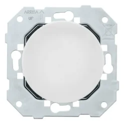 Vit skjutreglage DOM med enkel vit platta – Enkelhet och perfekt integration