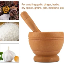 Vitlökskvarn i plast - köksredskap för att mala kryddor och örter