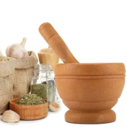 Vitlökskvarn i plast - köksredskap för att mala kryddor och örter