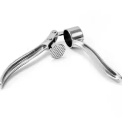 Vitlökspress - Professionell - Zinklegering/rostfritt stål - Ergonomisk - Enkel rengöring - Silver