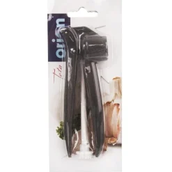 Vitlökspress i aluminium med rengöringsmedel 15,5 cm 2 st.