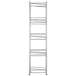 5-vånings vattenkannahållare, enkelrad vattenflaskställ för 5 flaskor, hållbart silverdesign, platsbesparande lösning