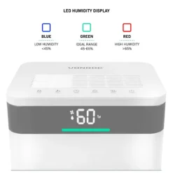 VONROC Avfuktare 20L/dag – WiFi & App | HEPA + Kolfilter | 4,5L Tank | För upp till 40 m²