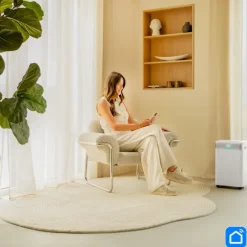 VONROC Avfuktare 20L/dag – WiFi & App | HEPA + Kolfilter | 4,5L Tank | För upp till 40 m²