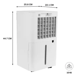 VONROC Avfuktare 12L/dygn – WiFi – Tvättläge – Luftfilter – 2L tank