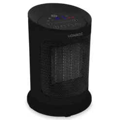 VONROC Elektrisk värmefläkt – 1200W/1800W – keramisk – Roterationsfunktion | Inkl. Fjärrkontroll