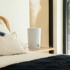 VONROC Luftfuktare 2,6L | Ultrasonic | 360° Roterbart Munstycke, Automatisk Avstängning | Vit