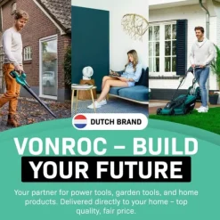 VONROC Lyxigt konvektorelement med glaspanel – 2000W – Grå | Wifi