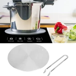 Värmespridare av rostfritt stål Induktionsplattomvandlare - 22cm