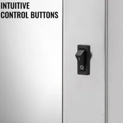 1000W 30-85°C pommes frites värmelampa med avtagbar avloppsbräda och panna, jämn värmefördelning, snabb uppvärmning