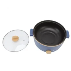 800W elektrisk spis 2,5L 3 hastighetskontroll Enkellagers multifunktionell elektrisk grytkokare UK-kontakt 220V