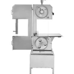 2200W kommersiell elektrisk köttbandsåg i rostfritt stål, högpresterande bensågmaskin för effektiv köttbearbetning.