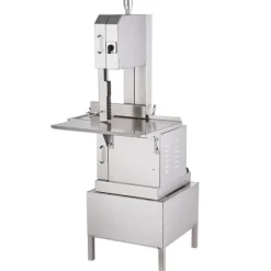 2200W kommersiell elektrisk köttbandsåg i rostfritt stål, högpresterande bensågmaskin för effektiv köttbearbetning.